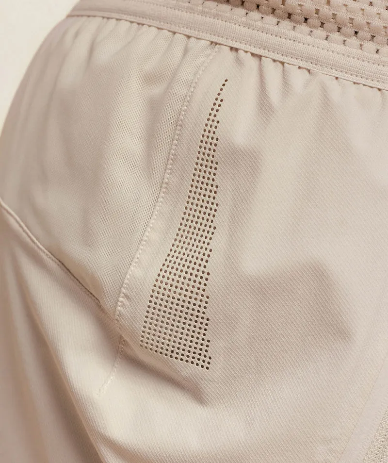 Gymshark Fit Elite 5" Shorts - Oat White