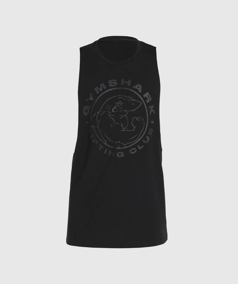 Gymshark Legacy Drop Arm Tank - Black