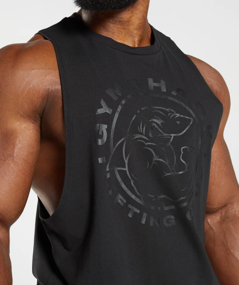 Gymshark Legacy Drop Arm Tank - Black