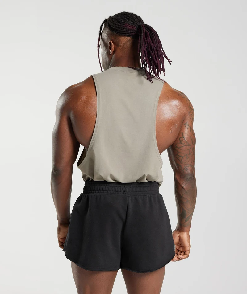 Gymshark Legacy Drop Arm Tank - Brown