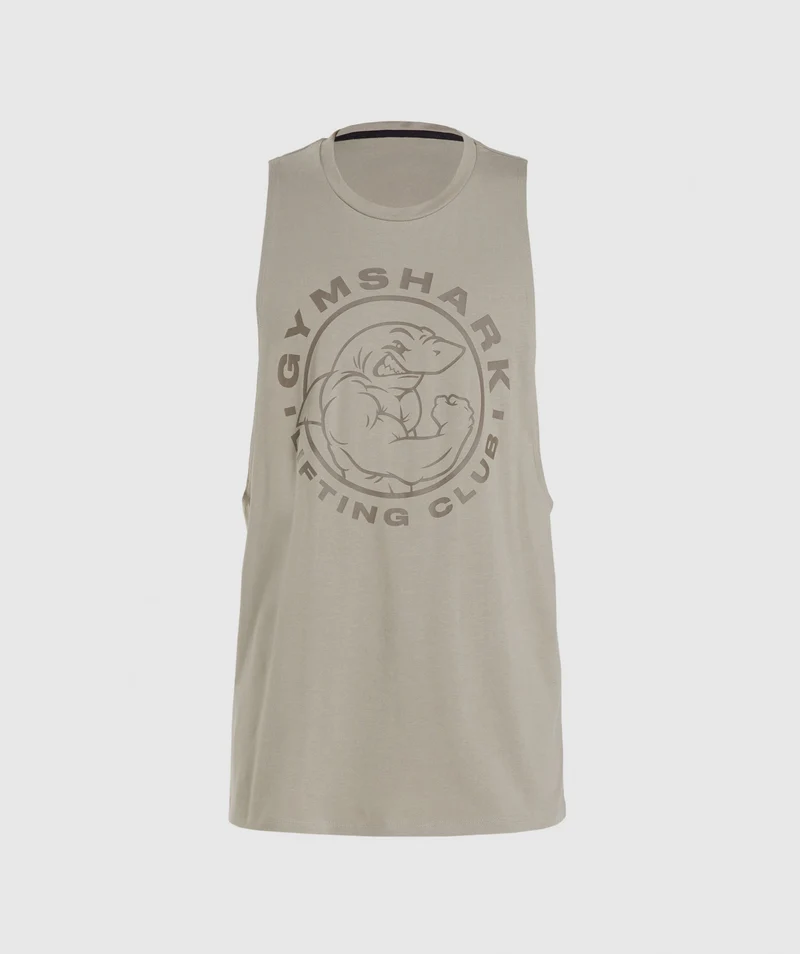 Gymshark Legacy Drop Arm Tank - Brown