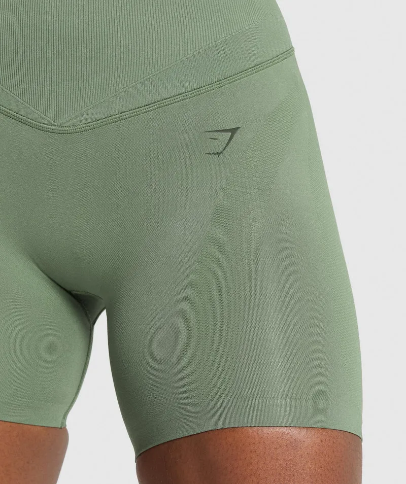 Gymshark Activate Seamless Shorts - Force Green