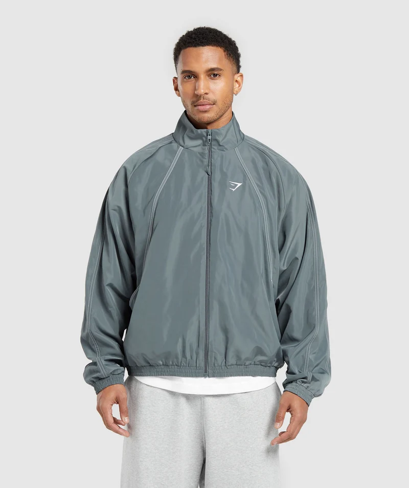 Gymshark Track Top - Cargo Teal