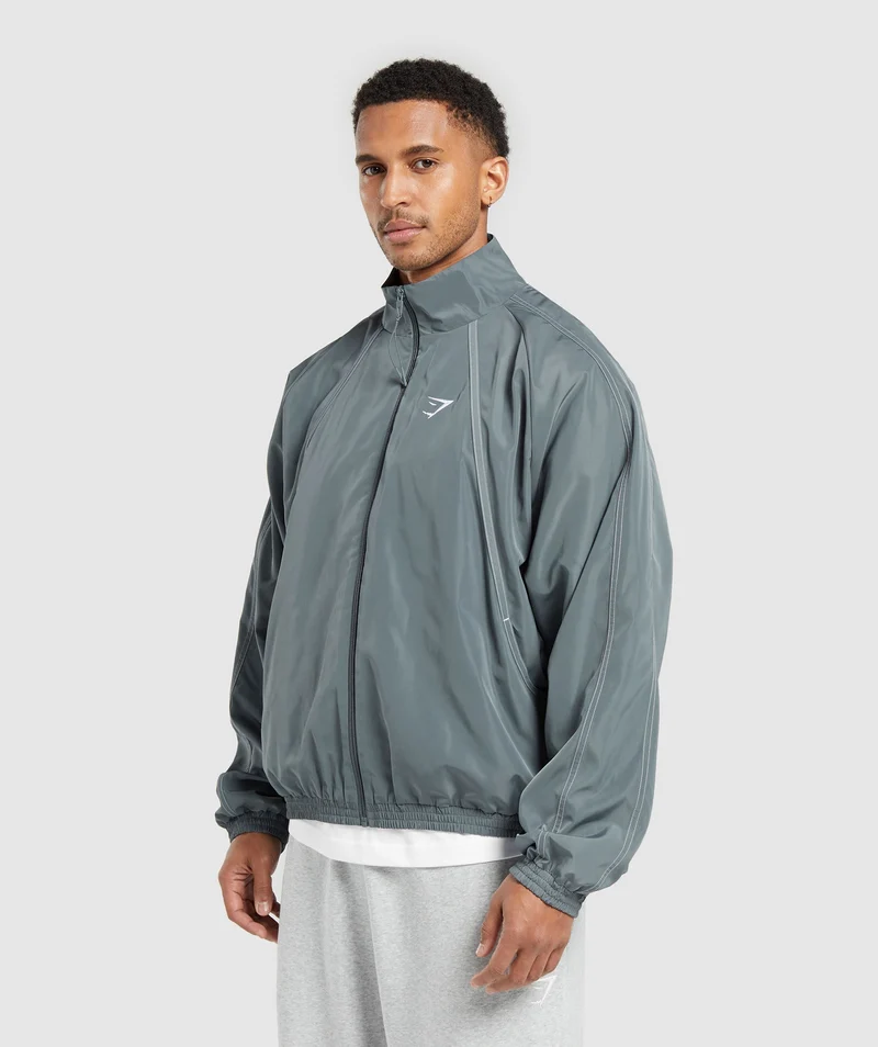 Gymshark Track Top - Cargo Teal