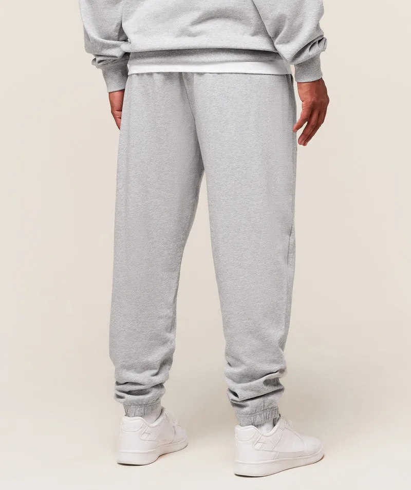Gymshark Worn Graphic Joggers - Light Grey Core Marl