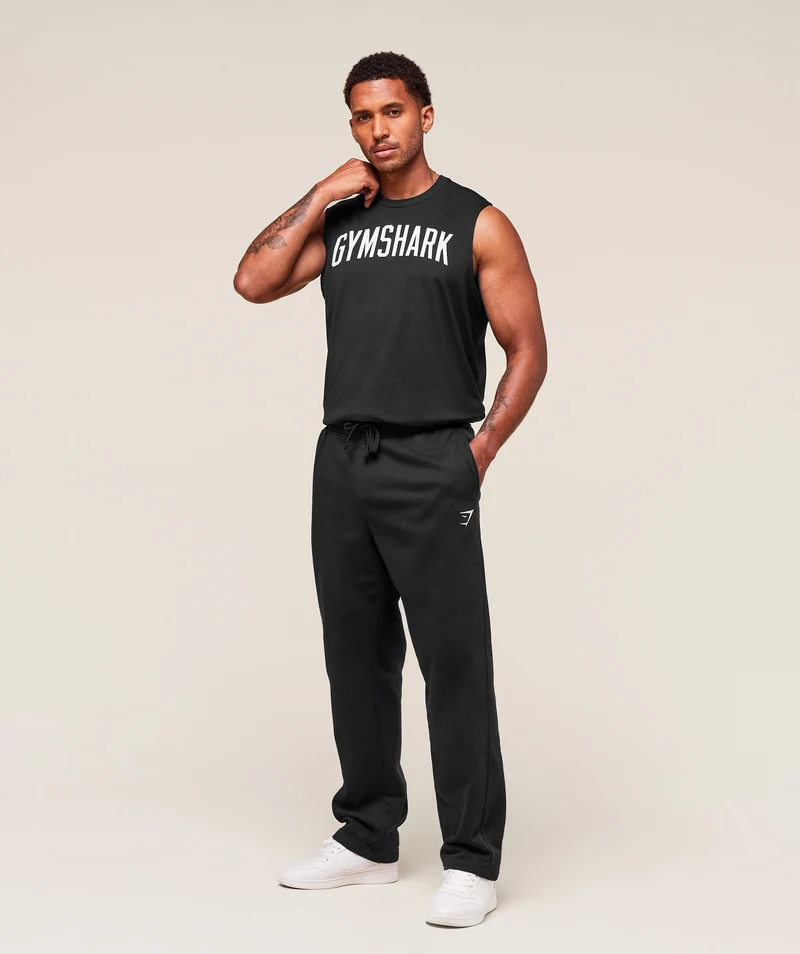 Gymshark Worn Graphic Tank - Black