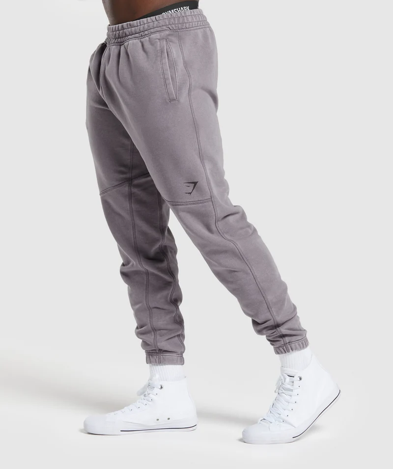 Gymshark Power Washed Jogger - Fog Purple/Acid Wash Small Ball
