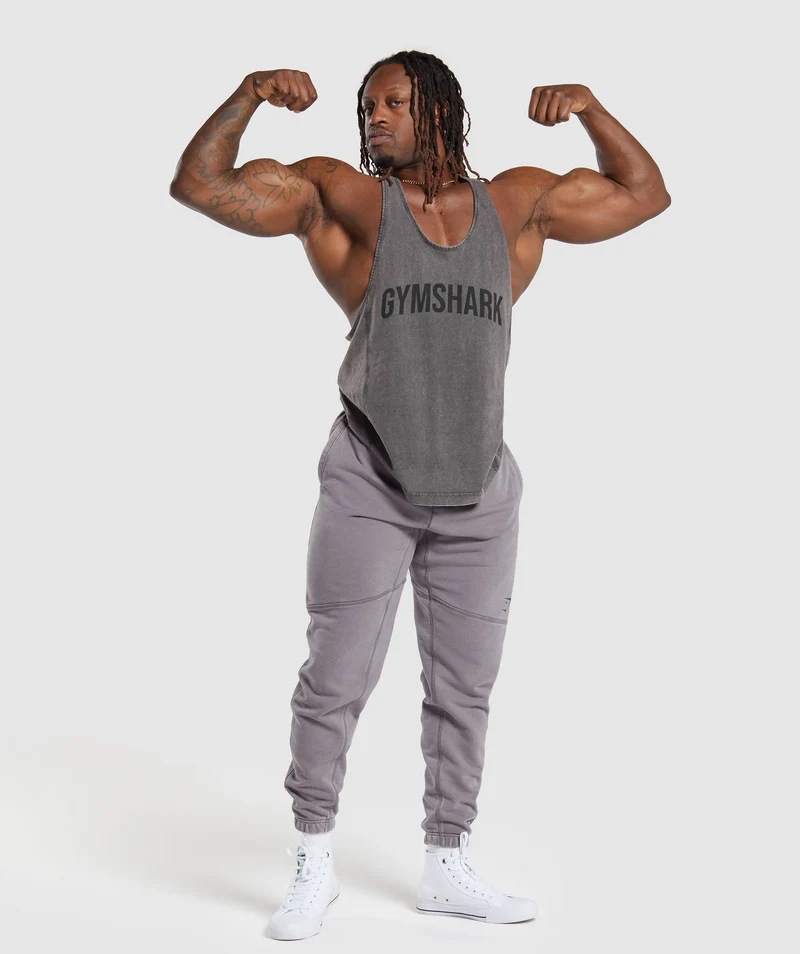 Gymshark Power Washed Jogger - Fog Purple/Acid Wash Small Ball