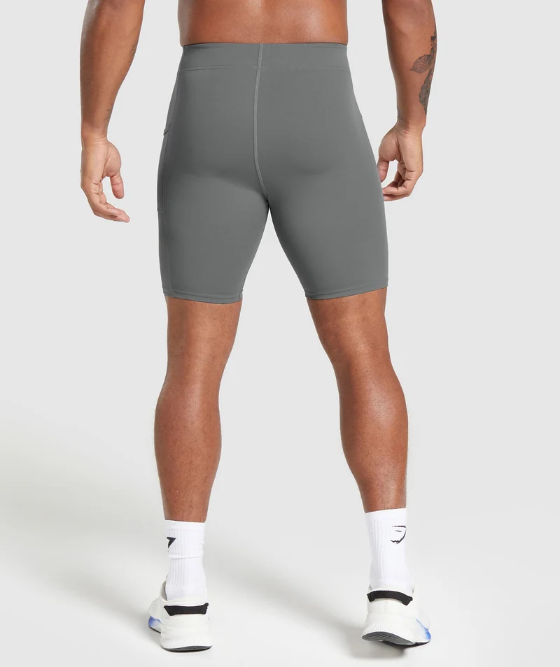 Gymshark Control Baselayer Short - Pitch Grey