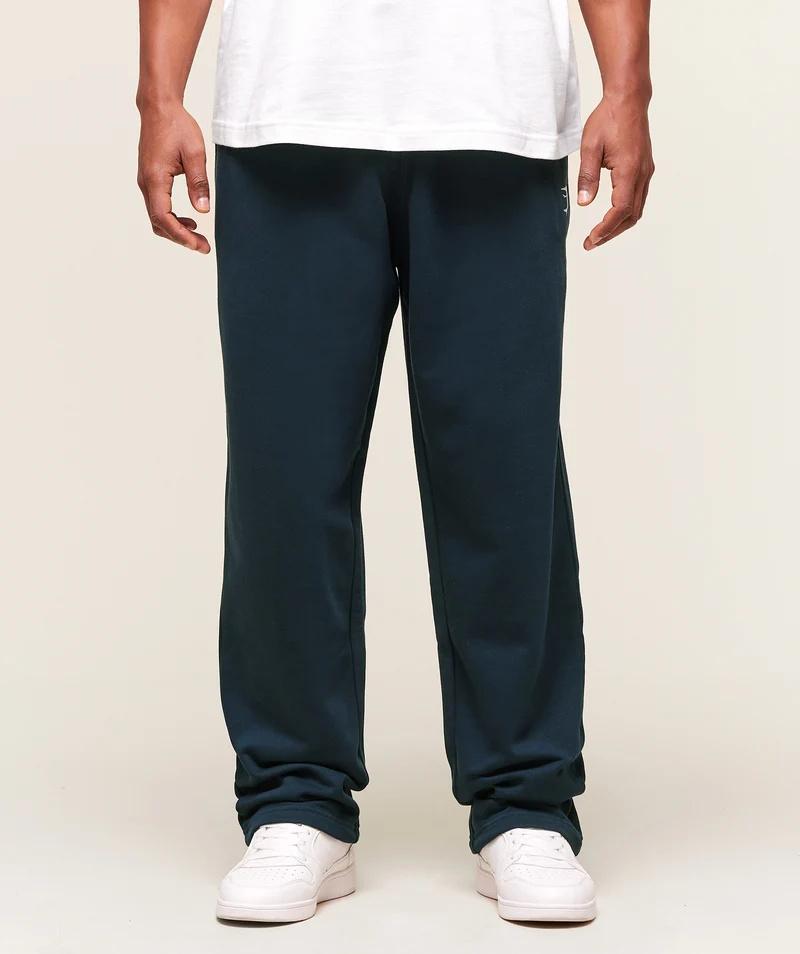 Gymshark Crest Straight Leg Joggers - Navy