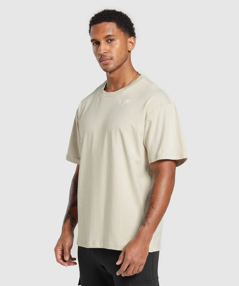 Gymshark Essential Short Sleeve T-Shirt - Pebble Grey