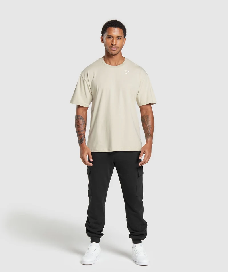 Gymshark Essential Short Sleeve T-Shirt - Pebble Grey