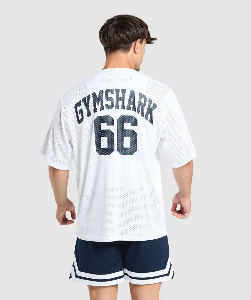Gymshark Sports Jersey - White