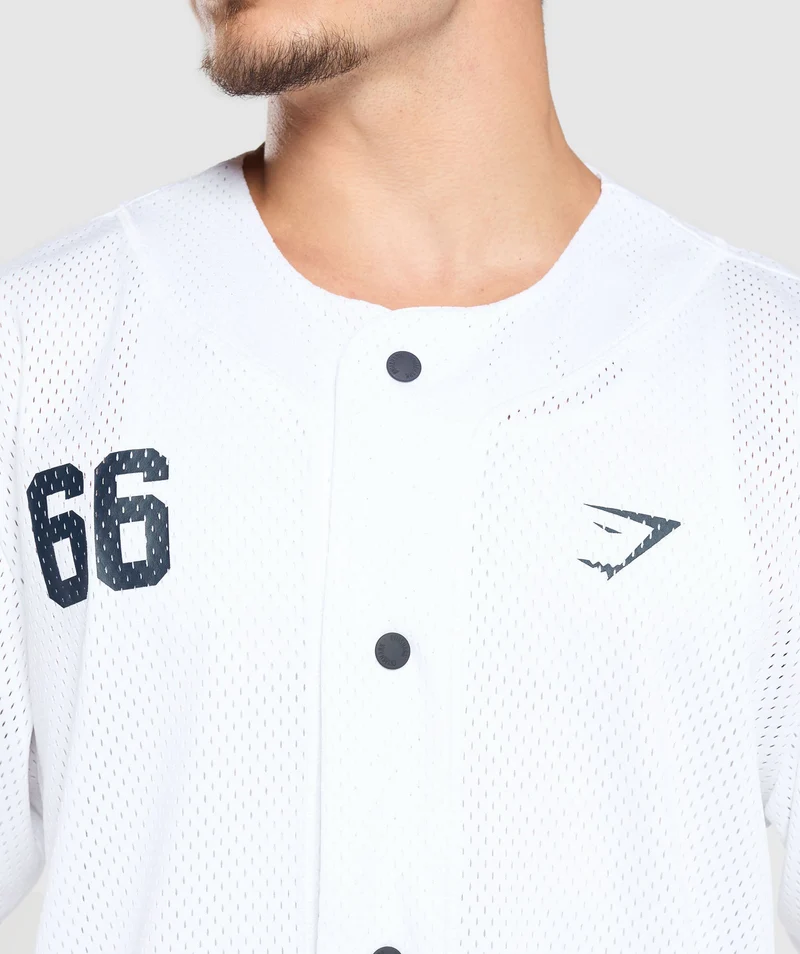 Gymshark Sports Jersey - White