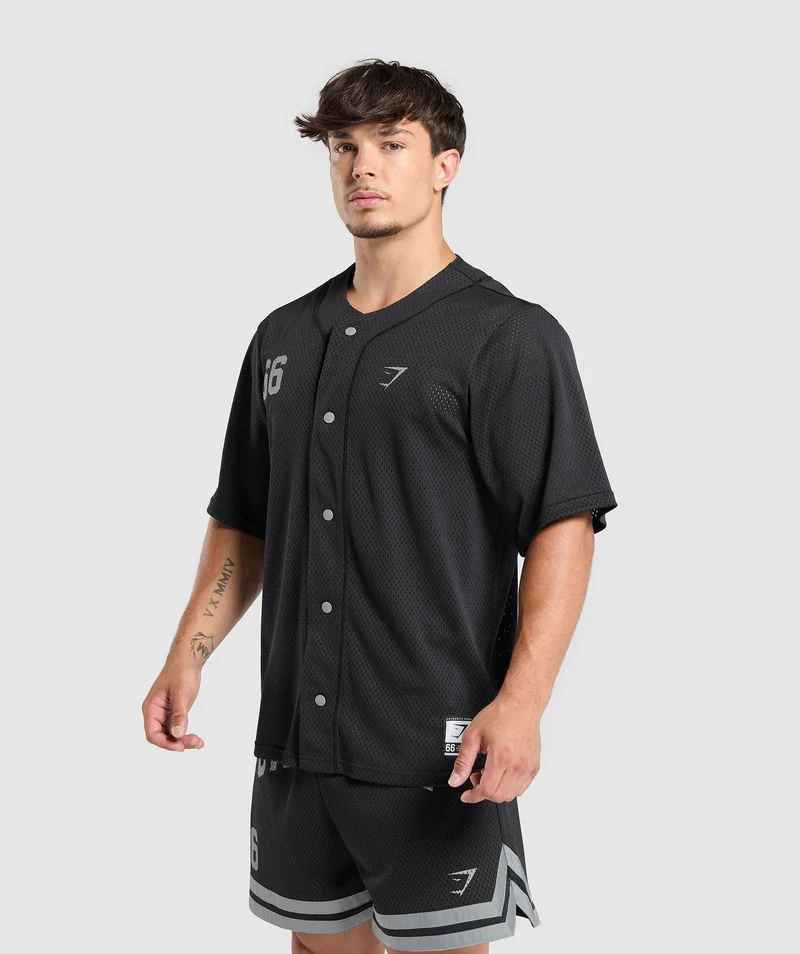 Gymshark Sports Jersey - Black