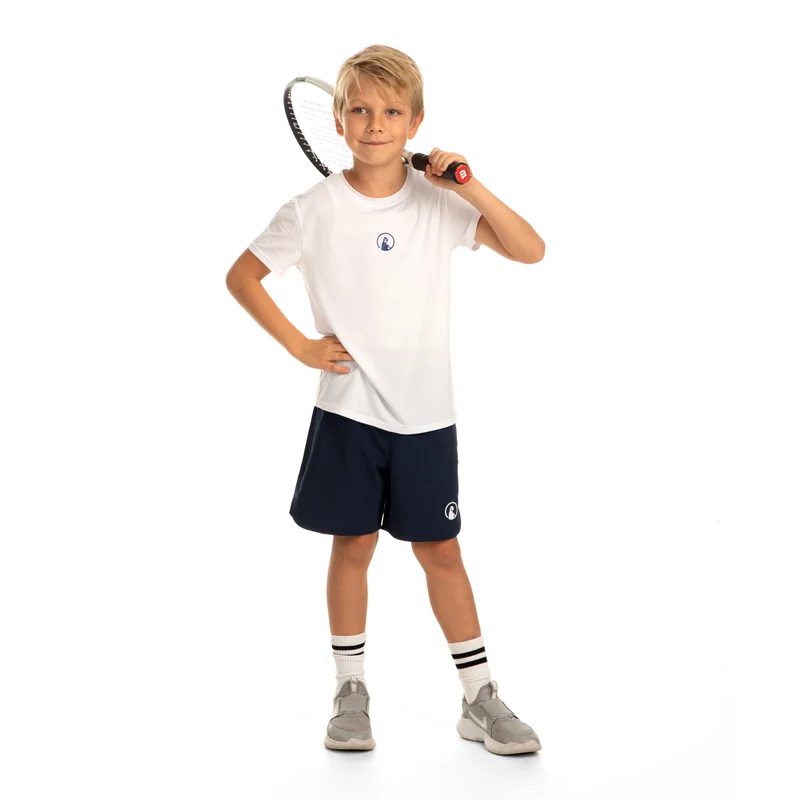 Receiver T-Shirt Jungen-Weiß,Blau
