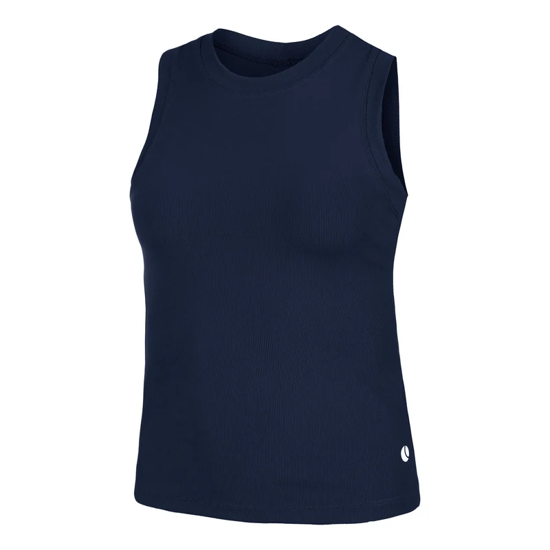 Ace Pocket Ribbed Tank-Top Damen - dunkelblau