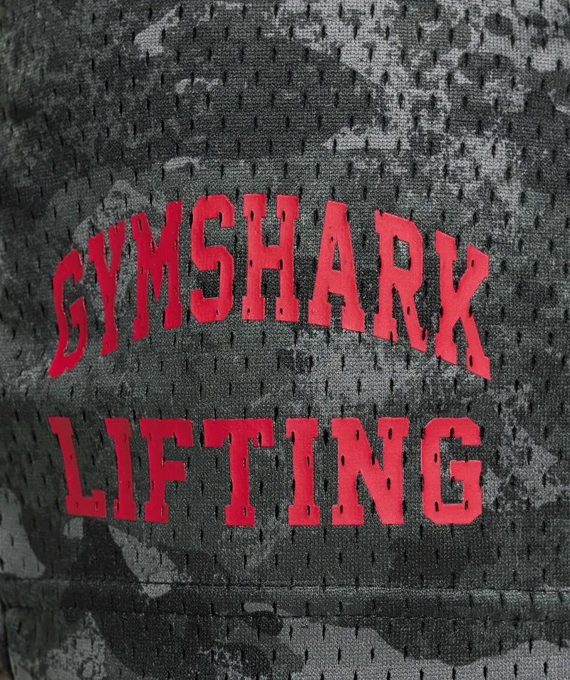Gymshark Lifting Mesh 5" Shorts - Graphite Grey