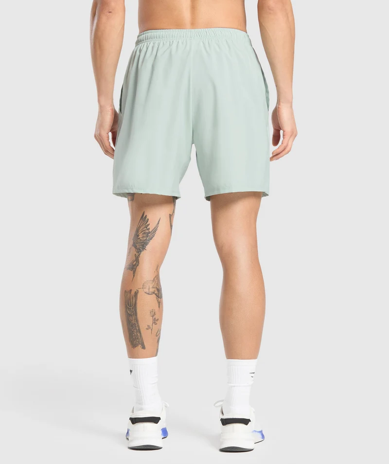 Gymshark Keep Showing Up 7" Shorts - Morning Blue