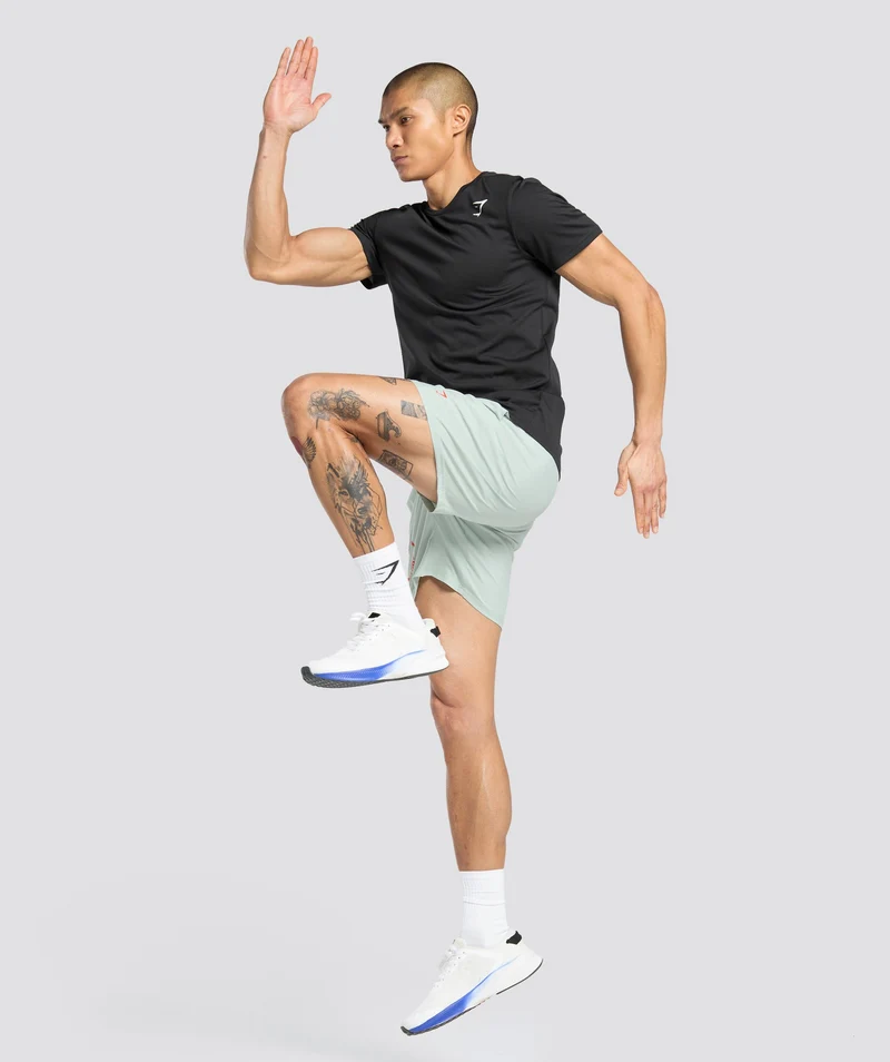 Gymshark Keep Showing Up 7" Shorts - Morning Blue