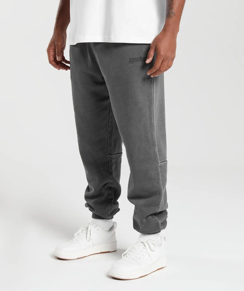 Gymshark Rest Day Heavyweight Jogger - Black/Pigment Dye