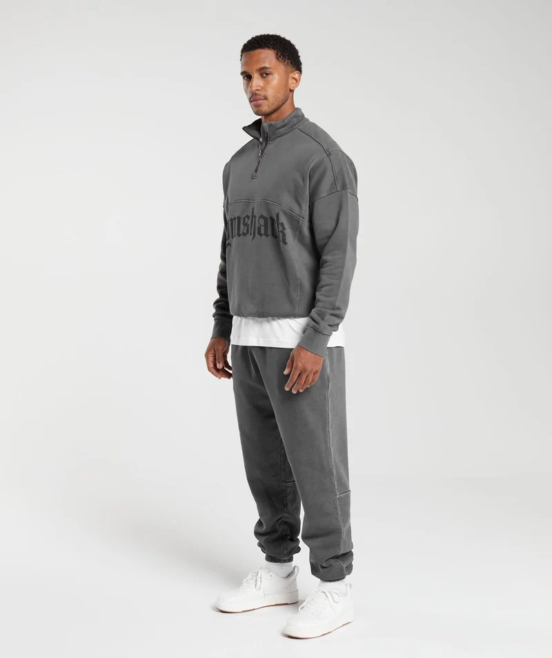 Gymshark Rest Day Heavyweight Jogger - Black/Pigment Dye