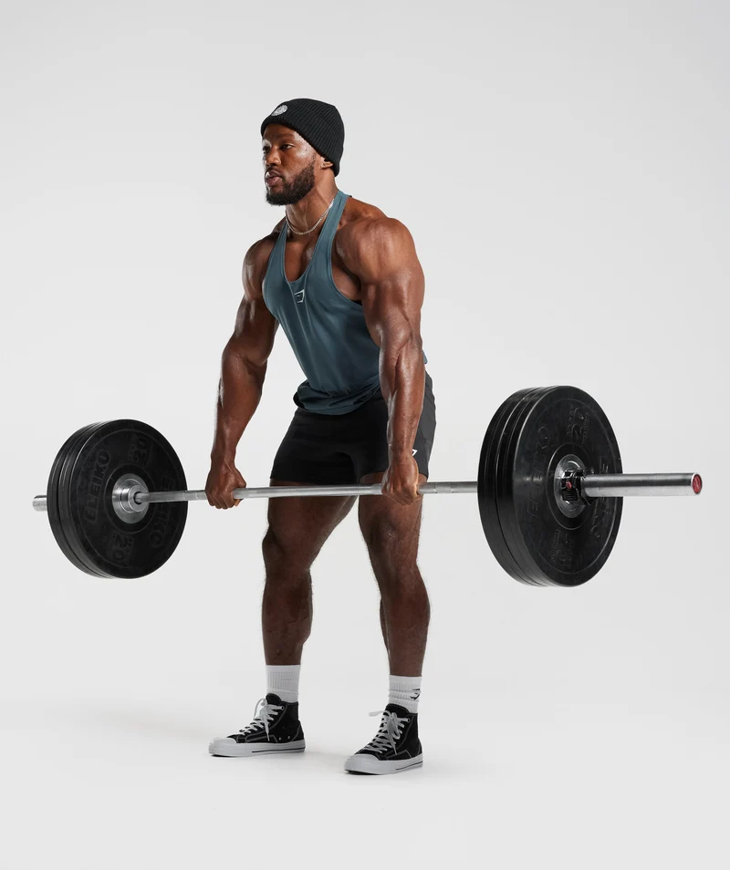 Gymshark React Stringer - Denim Teal