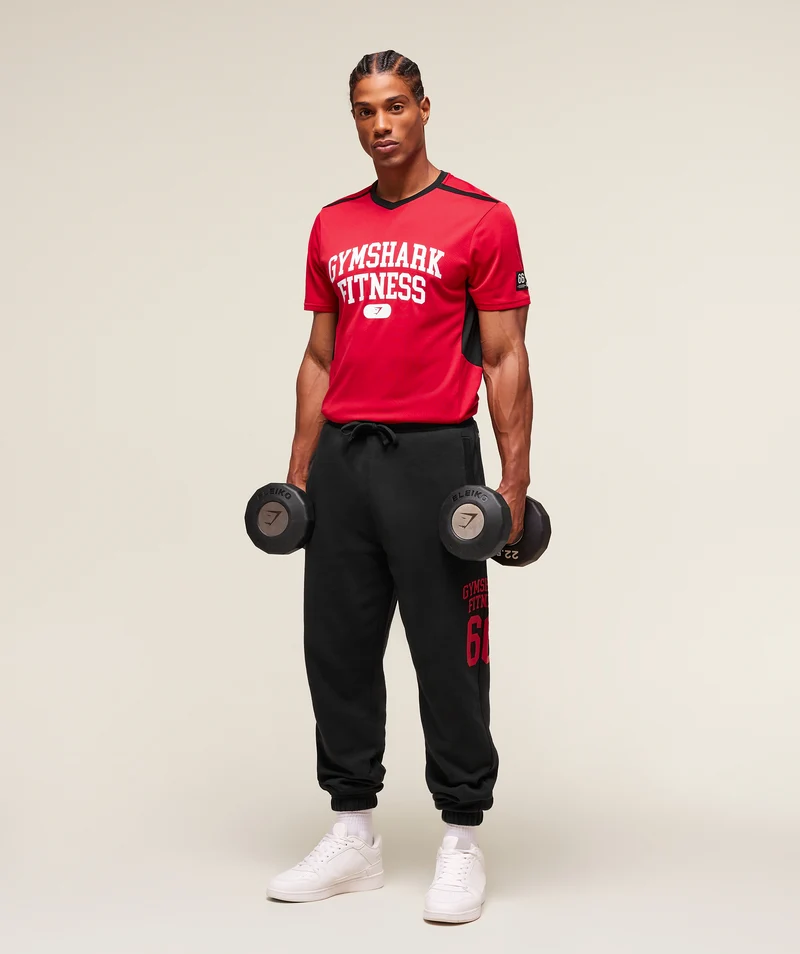 Gymshark Varsity Tech T-Shirt - Conditioning Red