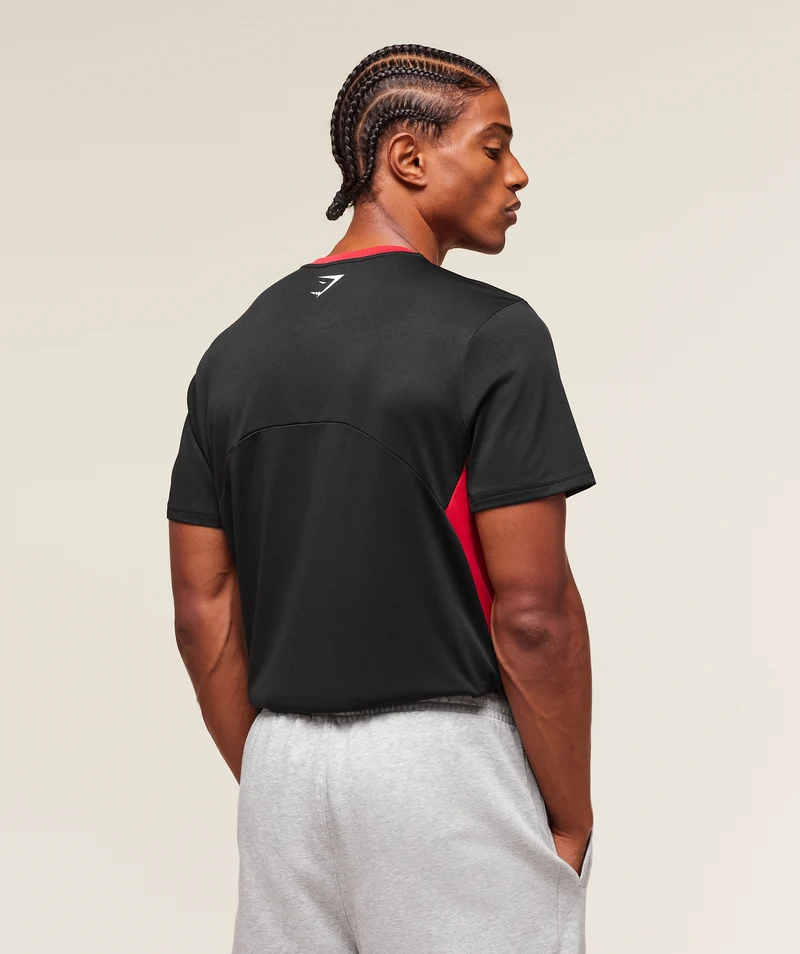 Gymshark Varsity Tech T-Shirt - Black