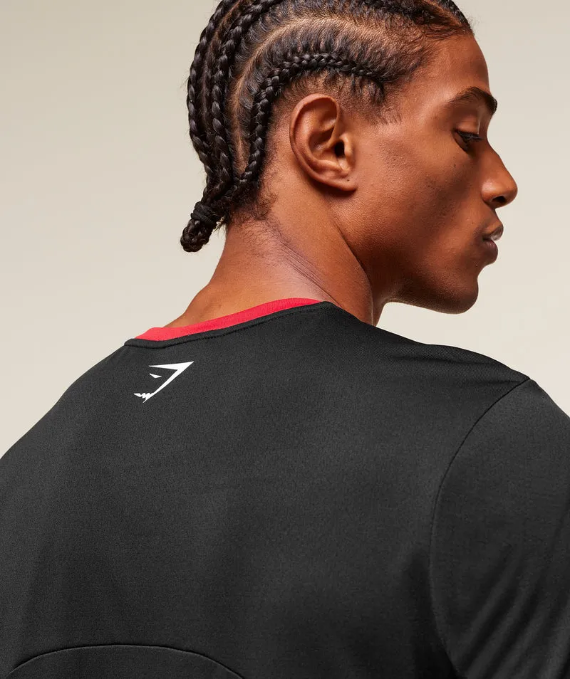Gymshark Varsity Tech T-Shirt - Black