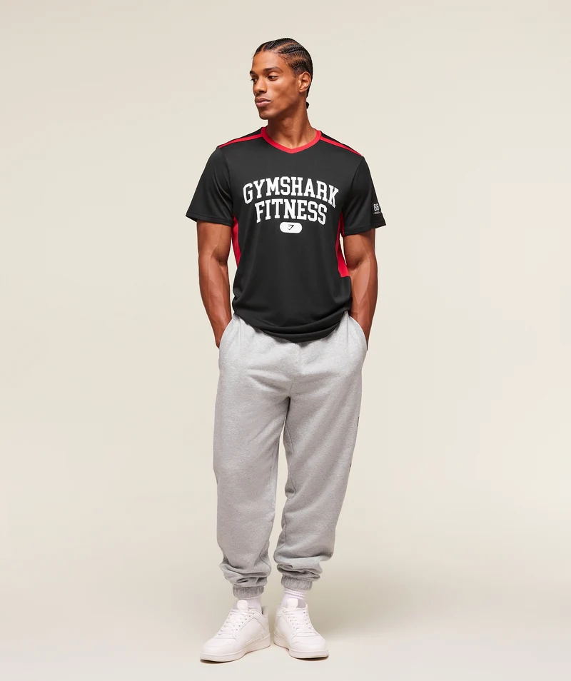 Gymshark Varsity Tech T-Shirt - Black