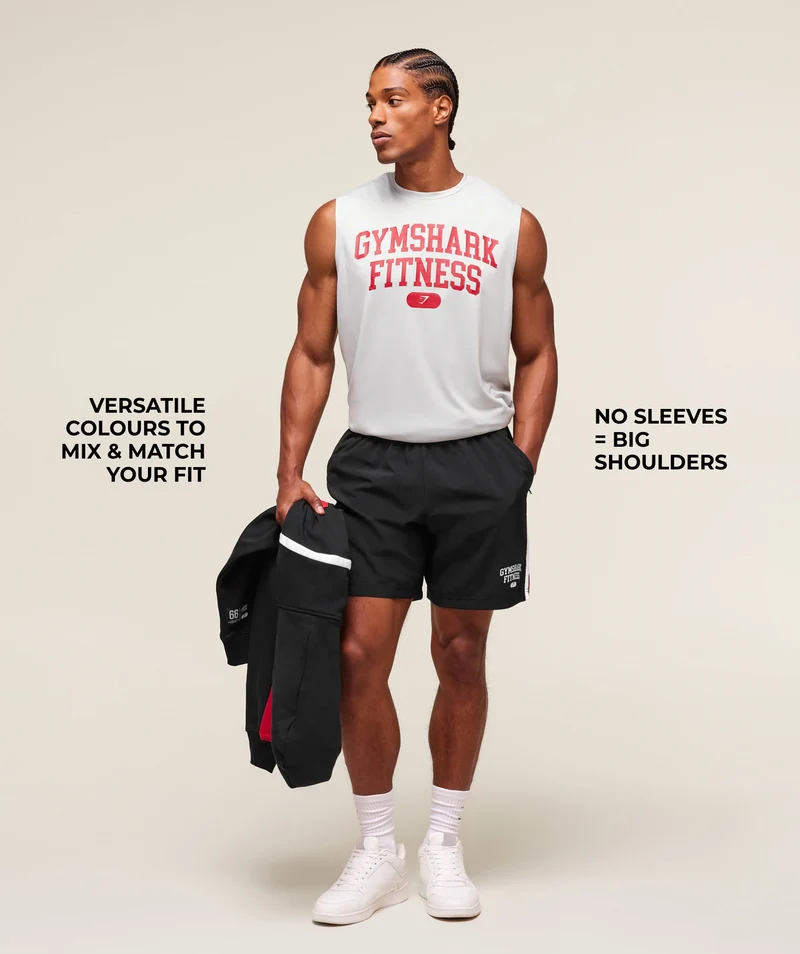 Gymshark Varsity Tank - Light Grey