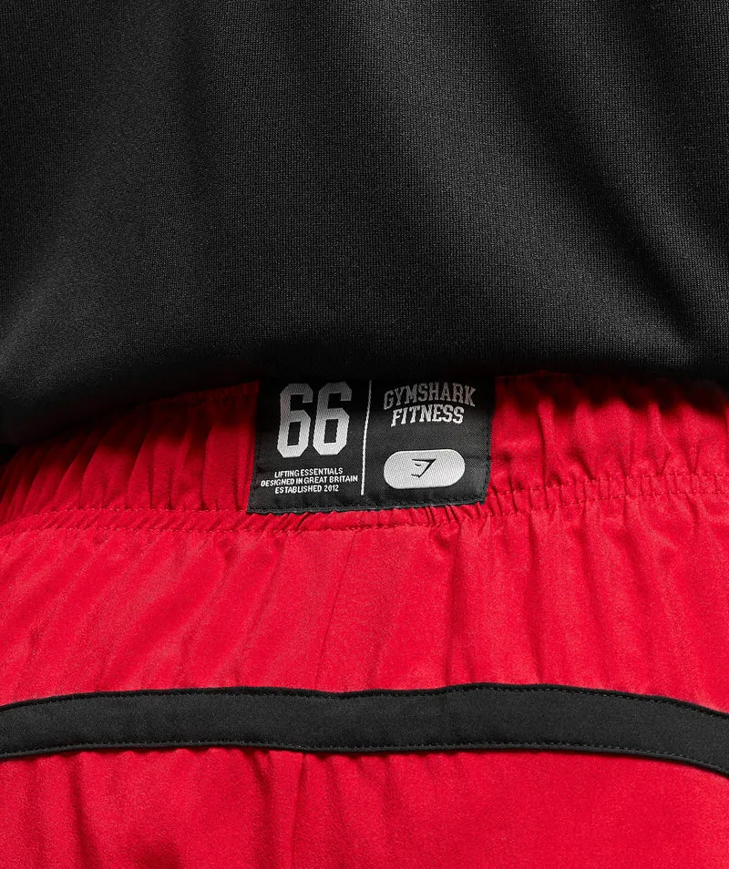 Gymshark Varsity 7" Shorts - Conditioning Red