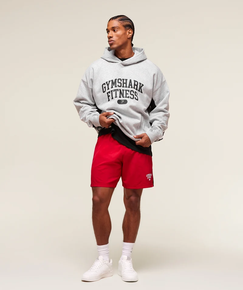 Gymshark Varsity 7" Shorts - Conditioning Red