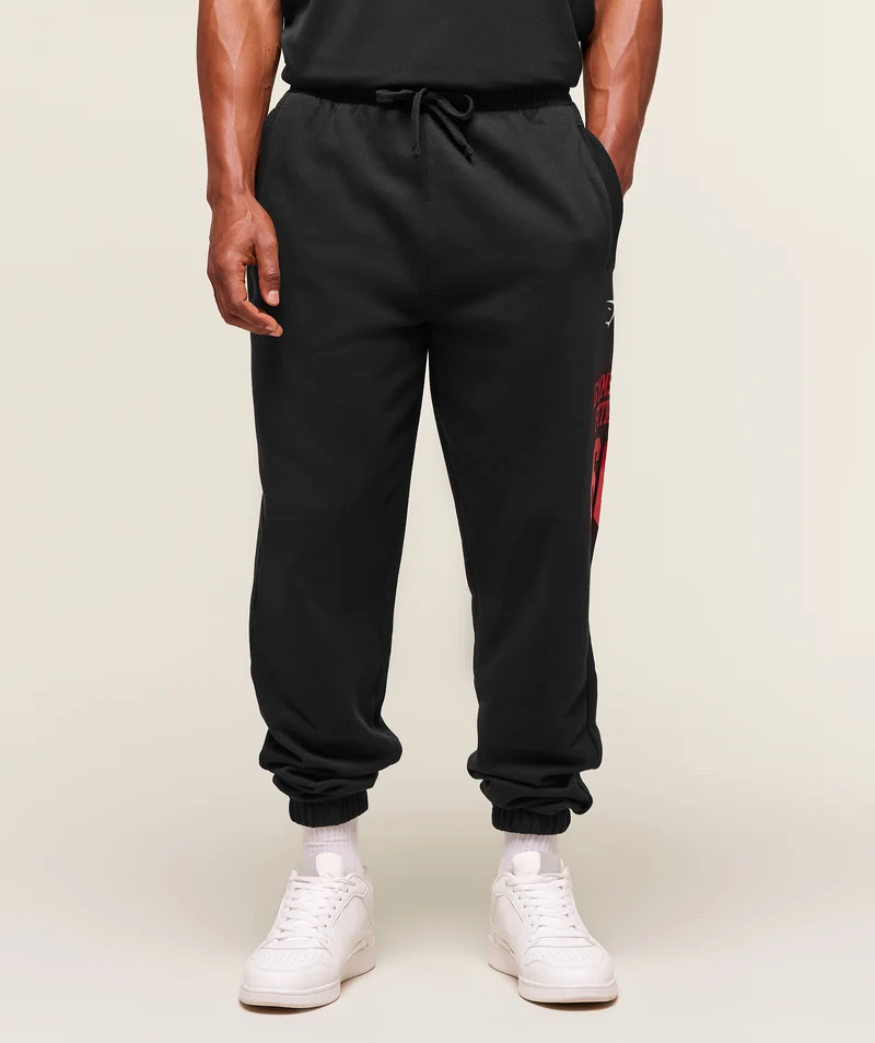 Gymshark Varsity Oversized Jogger - Black