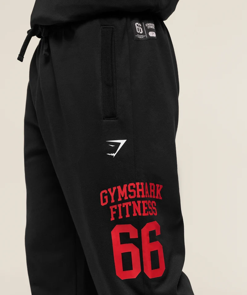 Gymshark Varsity Oversized Jogger - Black