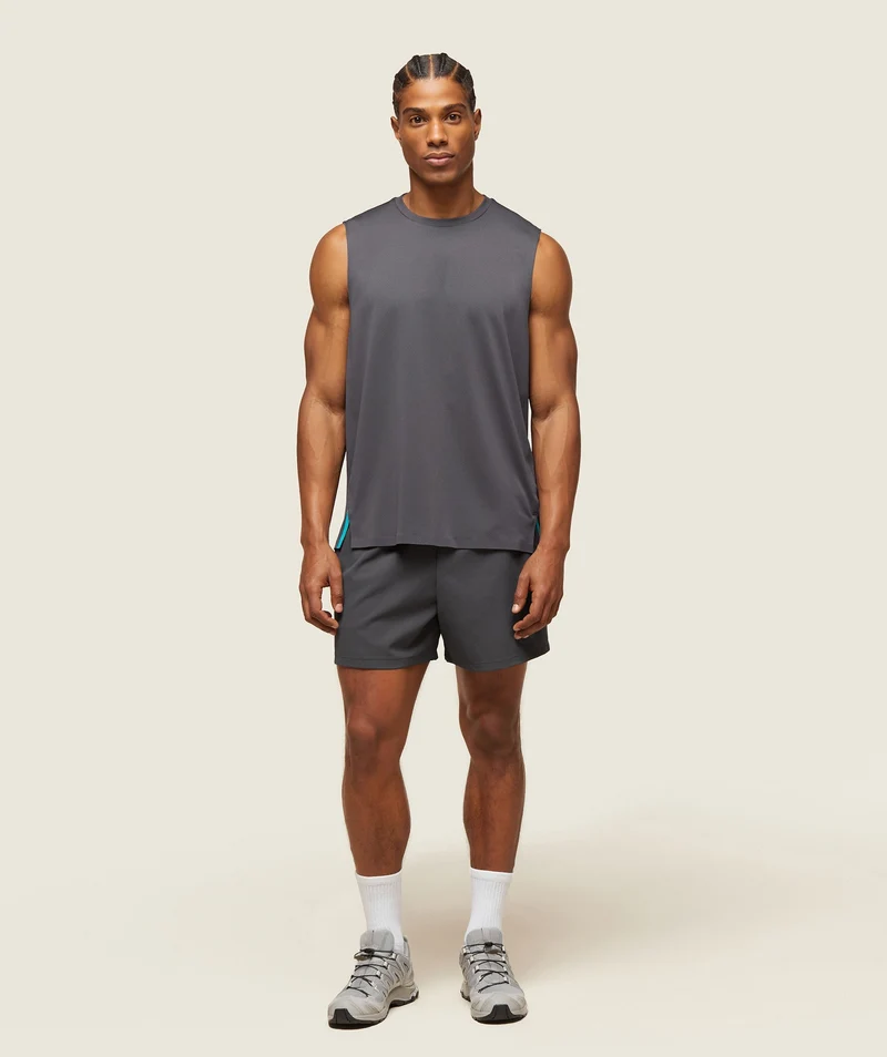 Gymshark Everywear Tech Sleeveless Tee - Onyx Grey