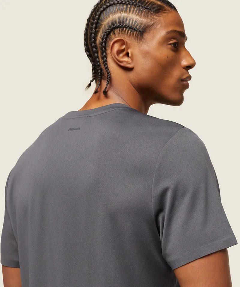 Gymshark Everywear Tech Tee - Onyx Grey