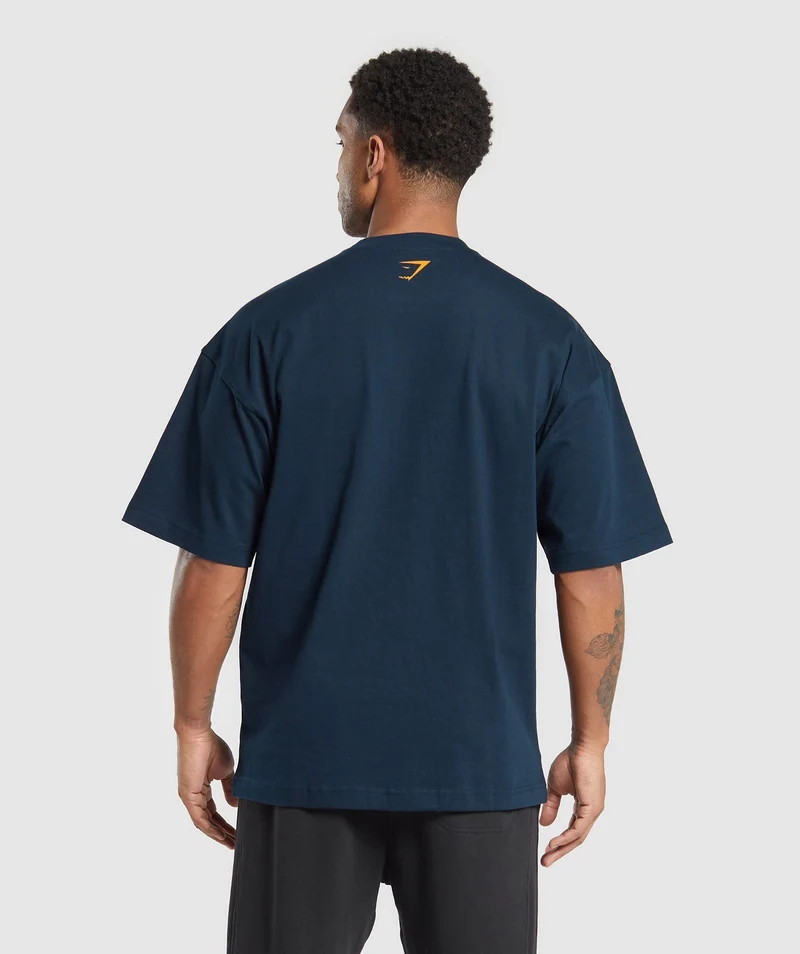 Gymshark Collegiate T-Shirt - Navy
