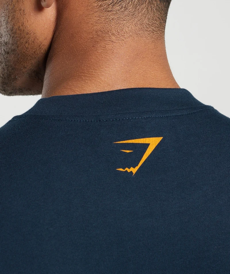 Gymshark Collegiate T-Shirt - Navy