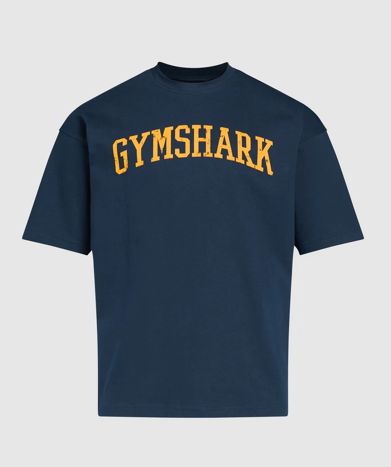 Gymshark Collegiate T-Shirt - Navy