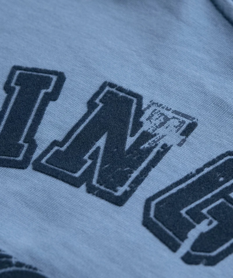 Gymshark Dumbbells Long Sleeve T-Shirt. - Faded Blue