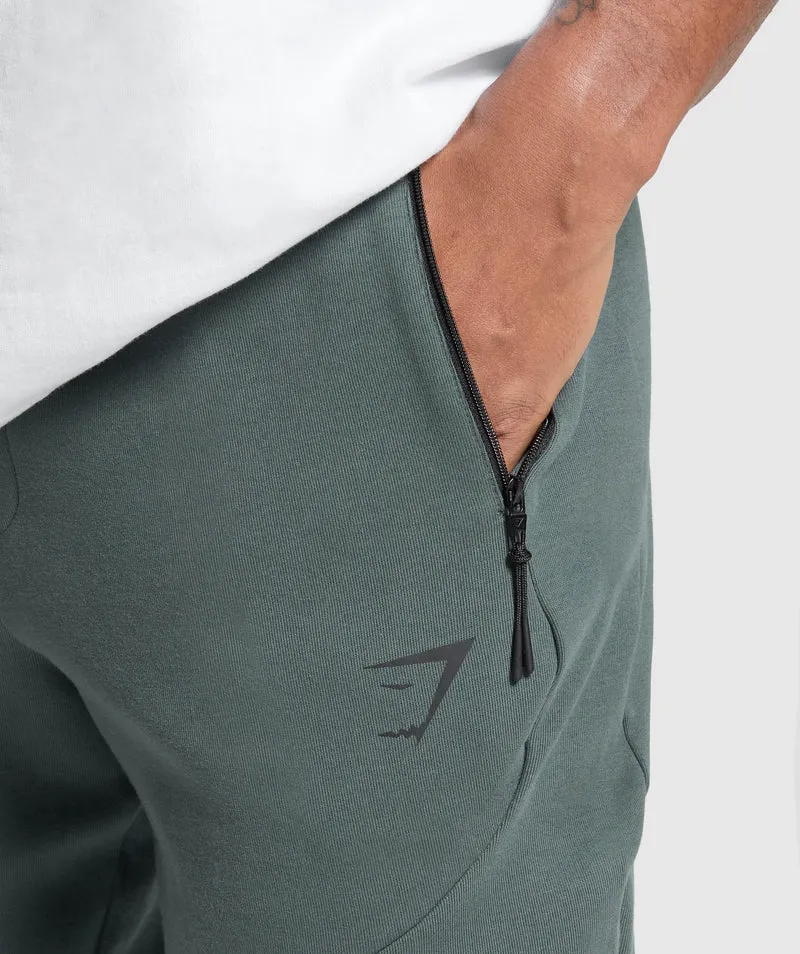 Gymshark Interlock Tech Joggers - Slate Teal