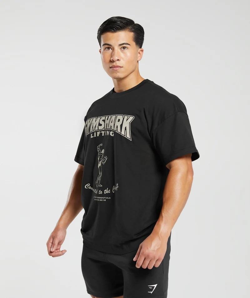 Gymshark Committed to the Craft T-Shirt - Black