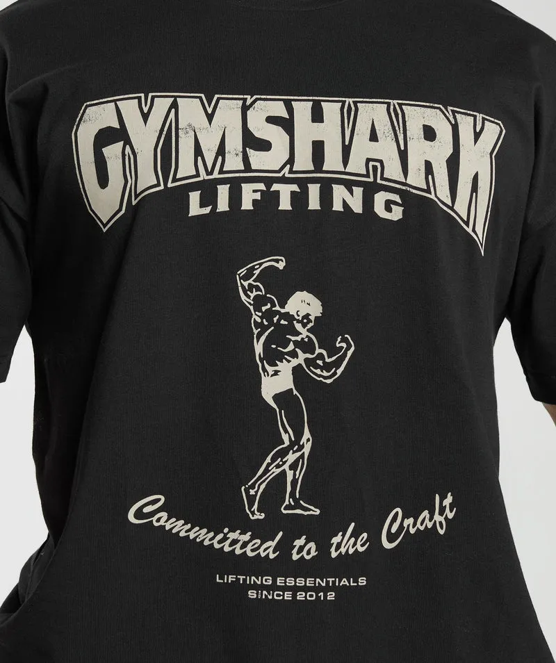 Gymshark Committed to the Craft T-Shirt - Black