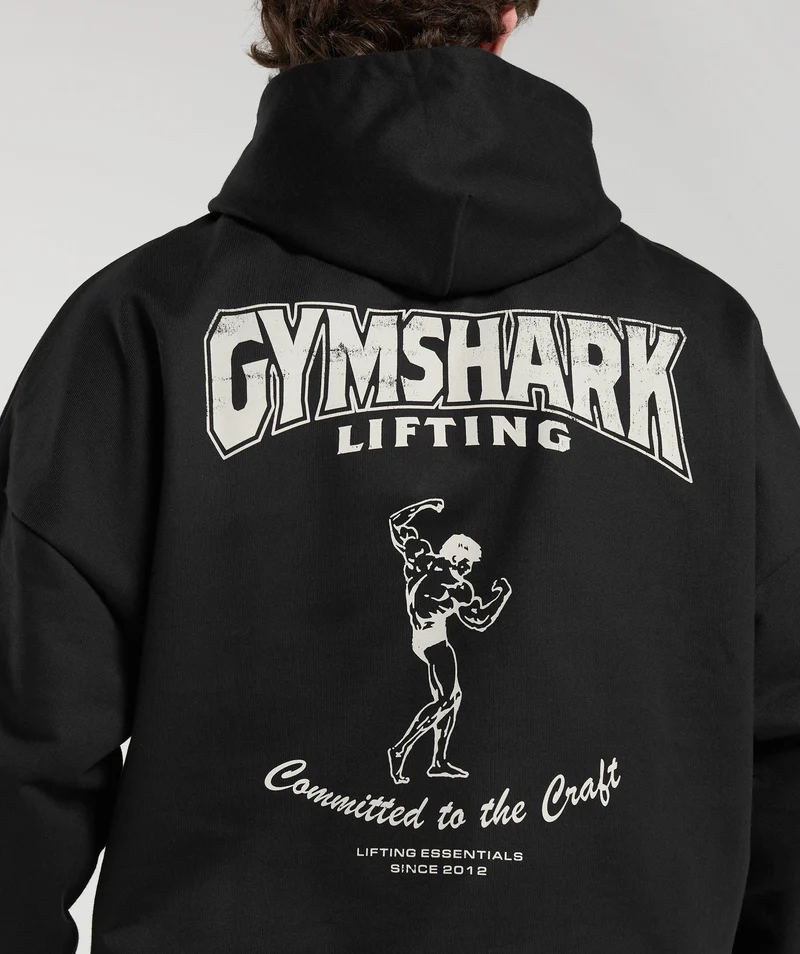 Gymshark Committed to the Craft Oversized Hoodie - Black
