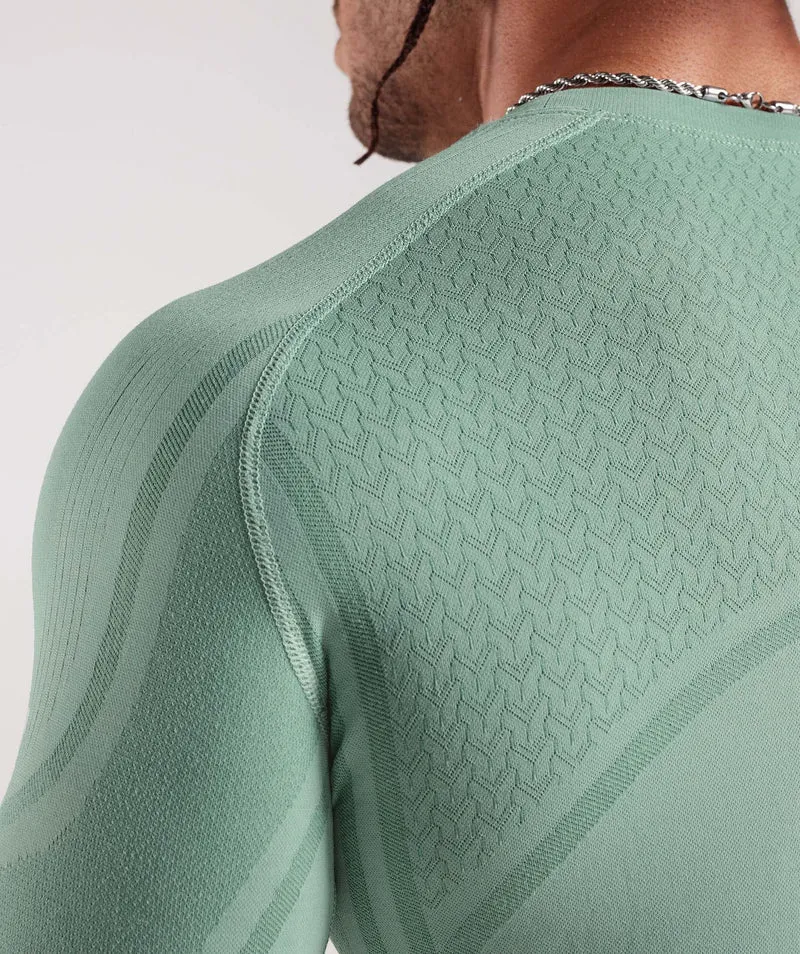 Gymshark 315 Seamless Long Sleeve T-Shirt - Teal