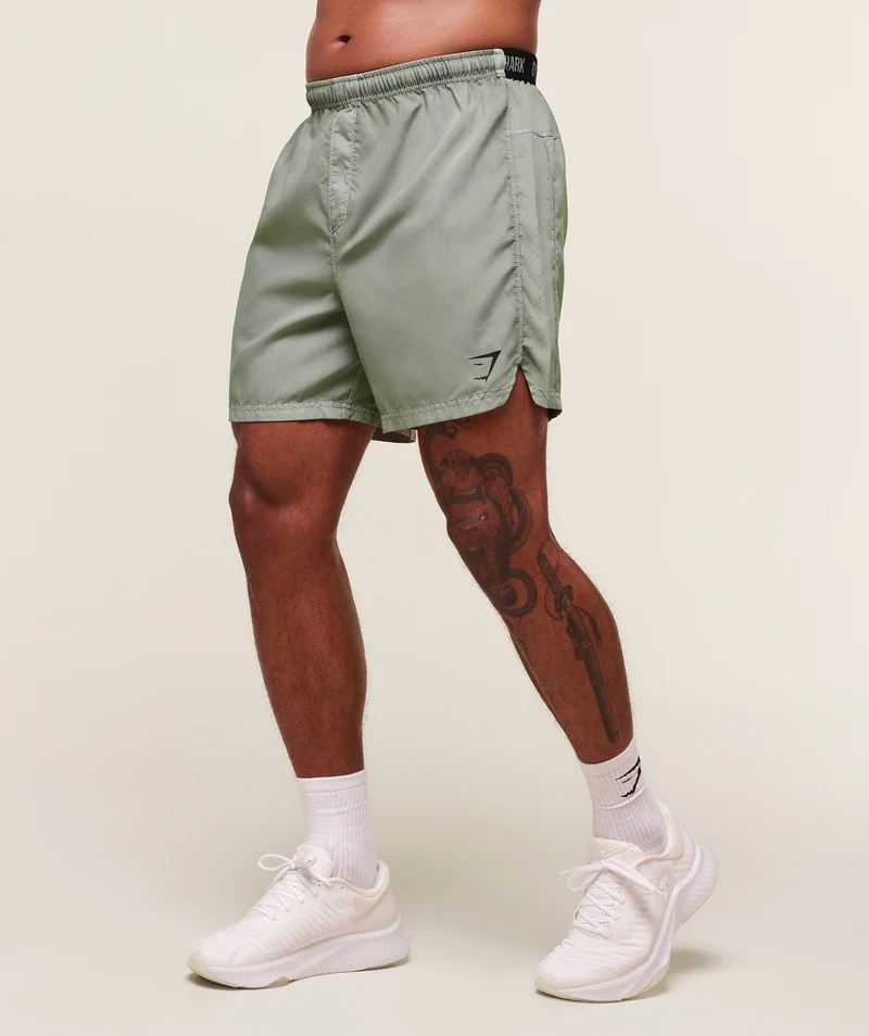 Gymshark Fit Zero 7" Short - Strength Green