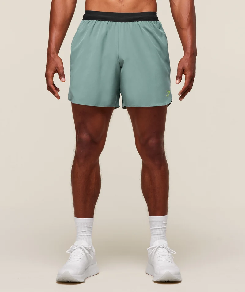 Gymshark Fit Repeat 6" Shorts - Celeste Blue
