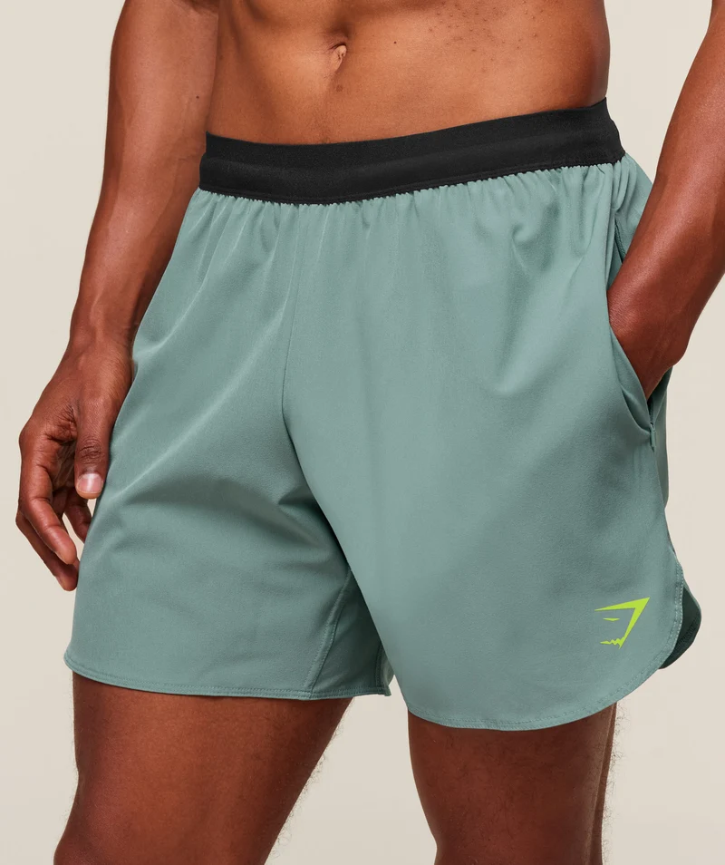 Gymshark Fit Repeat 6" Shorts - Celeste Blue